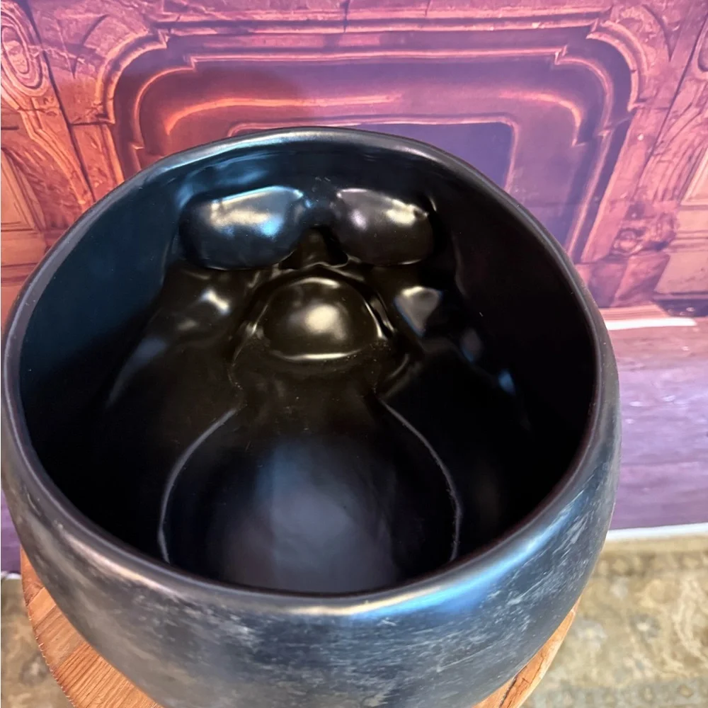 Williams Sonoma Halloween Skull Punch Bowl Retired Rare Party Spooky NWT